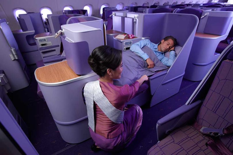 'Royal Silk' business class on Thai's Airbus A380s