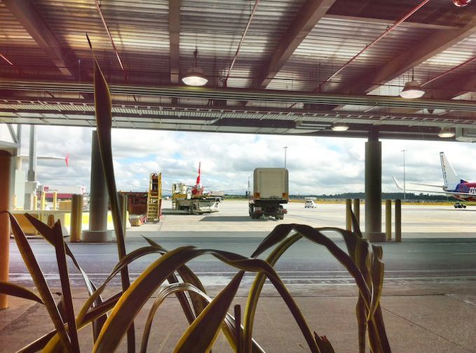 Air NZ's Melbourne bunker has restricted (though often interesting) view.