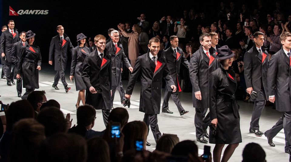 No, this isn't the athletes' parade at the Olympic Games opening ceremony.... Mark Sherborne, Qantas