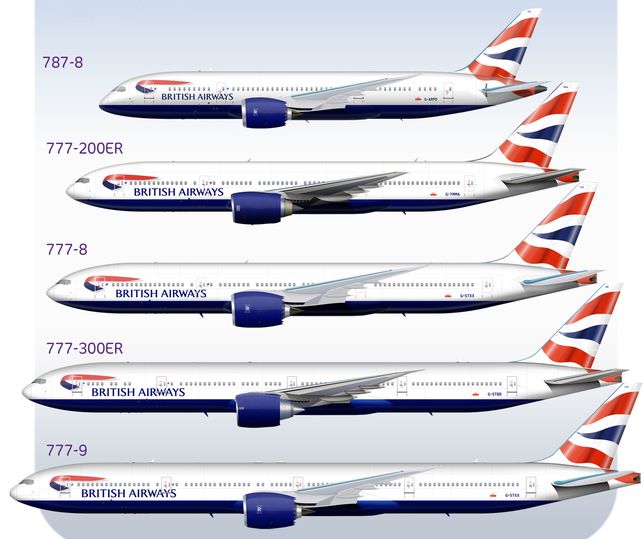 The 787-10X will be even longer from tip to tail than the lanky 787-9. ARP Design