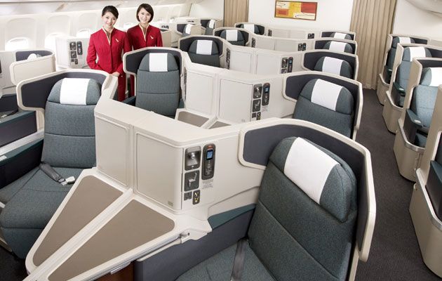 Business class on Cathay Pacific's Airbus A330s