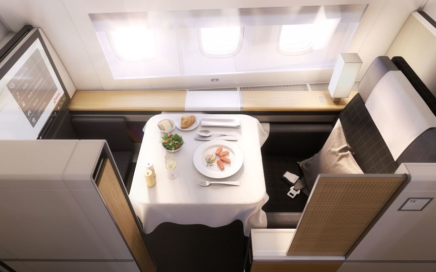 Today: Swiss gets their first Boeing 777 with new interior, new firstClass  - impressions of the welcome event in Zurich today