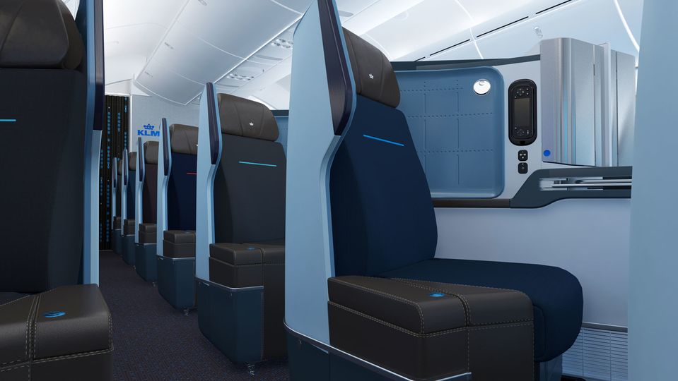 KLM's Boeing 787 World Business Class.