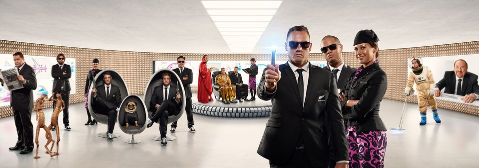 Watch Air New Zealand's 'Men in Black' safety video - Executive Traveller