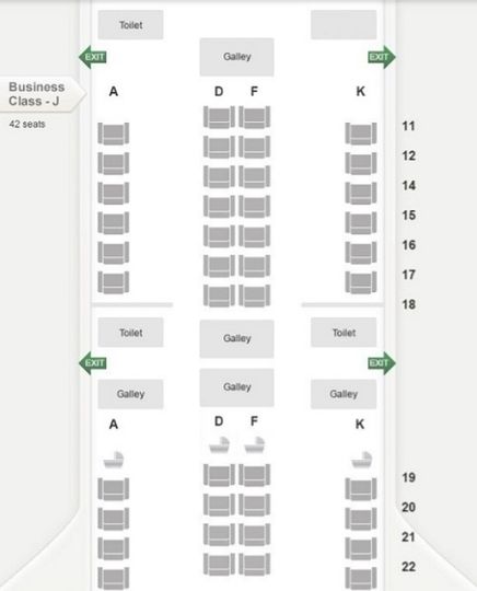 On Singapore Airlines' Airbus A350, row 19 is now the place to be
