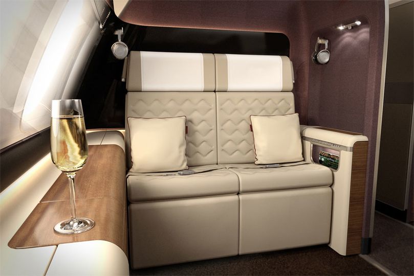 Singapore Airlines first class concept. DCA Design International, 2014