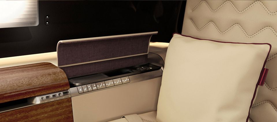 Singapore Airlines first class concept. DCA Design International, 2014