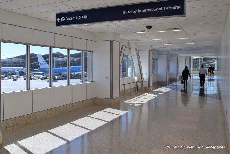 Use the airside walkway to zip between terminals at LAX.