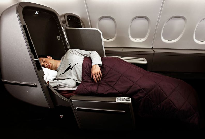 Qantas offers a more rounded sleep experience