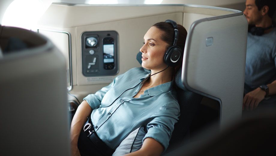 Sit back and relax... you're flying in business class now!