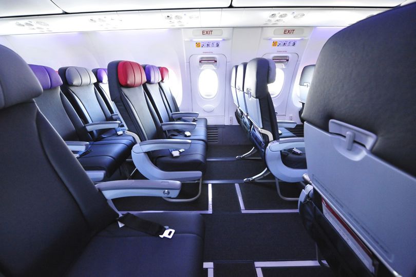 The Space+ rows on Virgin Australia's Boeing 737-800