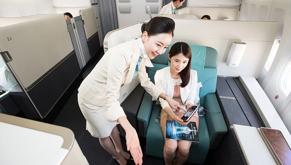 You'll find bigger and better first class suites aboard Korean Air's Boeing 747-8i, dubbed 'Kosmo 2.0'...