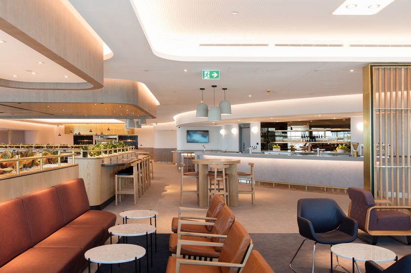 The Qantas Business Lounge, Brisbane