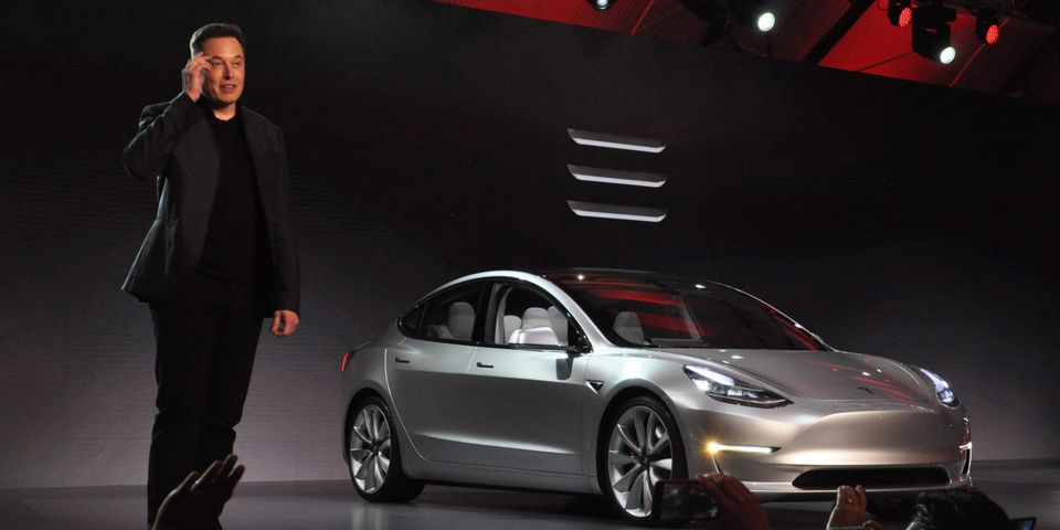 Elon Musk has snared the very first Tesla Model 3