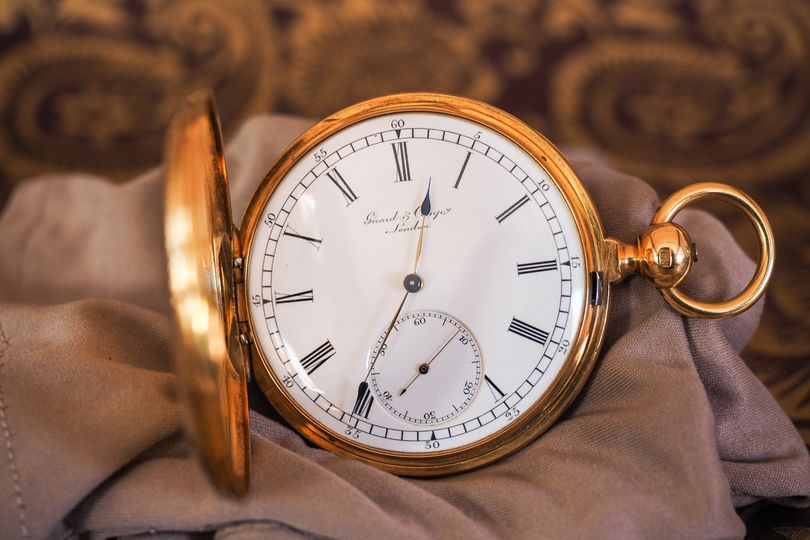 A mid-19th century chronometer escapement pocket watch, by Girard-Perregaux