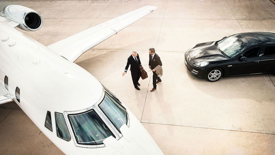 Private jets can often be listed on corporate expense reports.