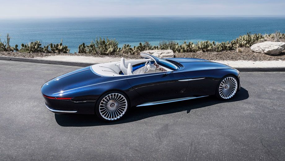 The two-seater Vision Mercedes-Maybach 6 Cabriolet pays homage to the “automotive haute couture” of hand-finished, exclusive cabriolets.