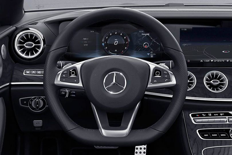 New technologies that come standard on the E Class include "pre-safe" sound, which works by emitting a white noise when sensors detect that an impending crash. The noise contracts muscles in your ear in order to help prevent hearing loss