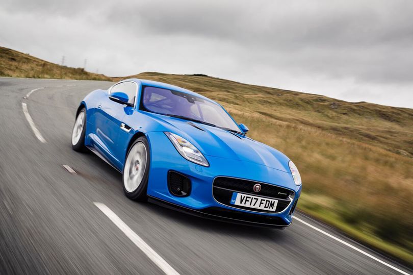 The F-Type SVR comes with a 5.0-liter V-8 engine that gets 575 horsepower and 516 pound-feet of torque