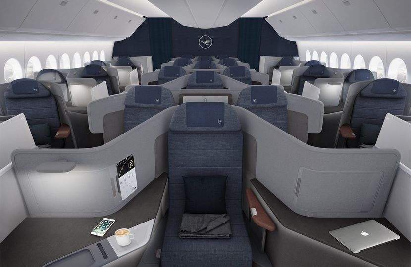 Lufthansa's all-new Boeing 777X business class