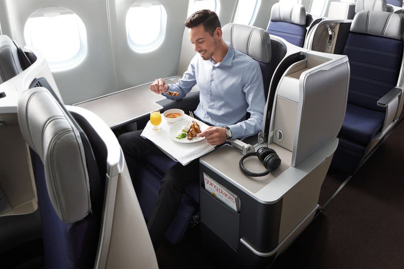 Malaysia Airlines' business class 'throne' seat