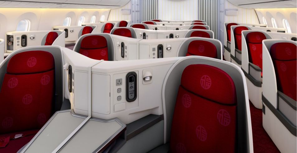 Hainan Airlines' new Boeing 787-9 business class