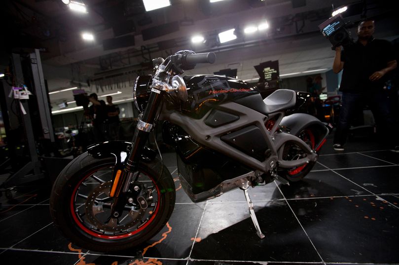 Harley-Davidson's LiveWire prototype electric motorcycle
