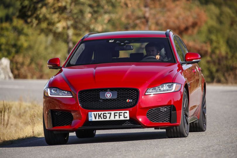 The XF S Sportbrake has a top speed of 121 miles per hour and a zero to 60mph sprint time of 5.3 seconds.