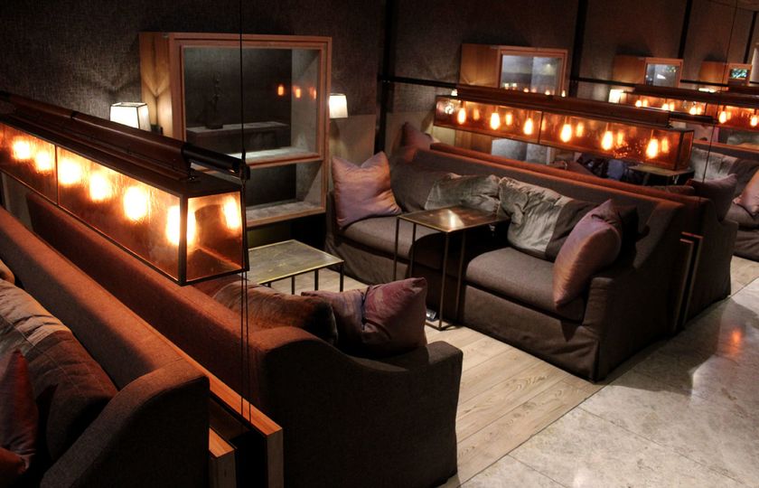 The 'business class' section of China Airlines' newer lounge in Terminal 1