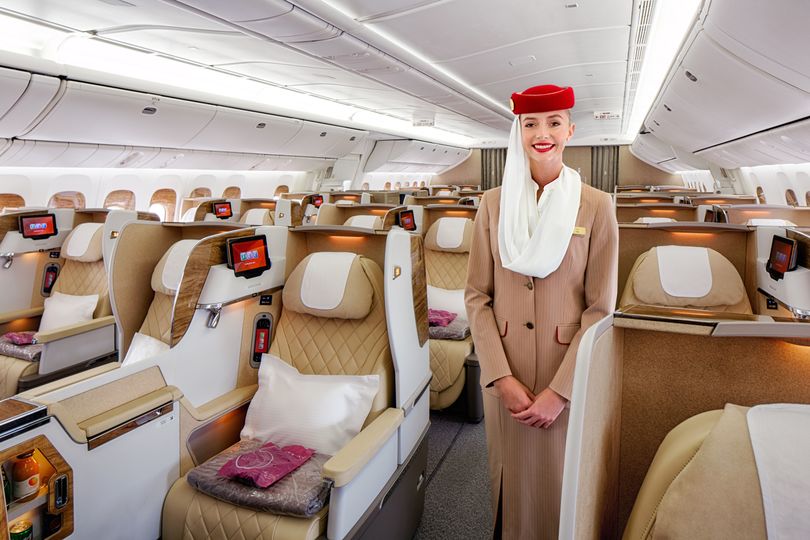 Emirates' Boeing 777-200LR jets sport a 'palatial' 2-2-2 business class refit