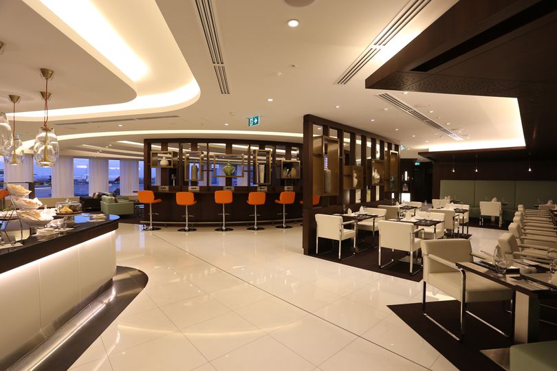 Etihad Airways' Sydney Airport lounge