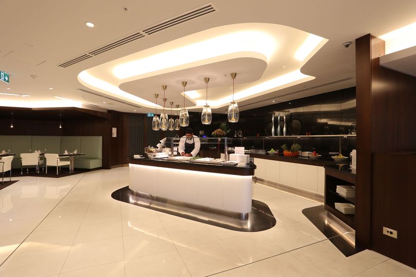 Etihad Airways' Sydney Airport lounge