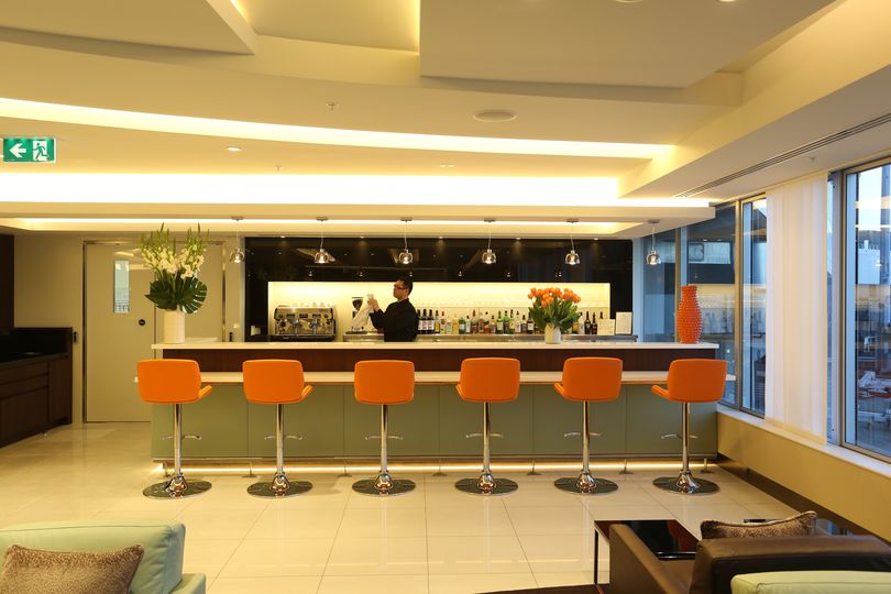 Etihad Airways' Sydney Airport lounge