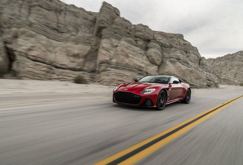 Aston Martin says the DBS Superleggera will have class-leading, in-gear acceleration, with 50-100mph achieved in fourth gear in 4.2 seconds.