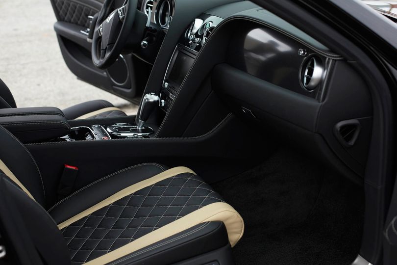 For an understated look choose Black Crystal paint with "shortbread" interior leather seats.