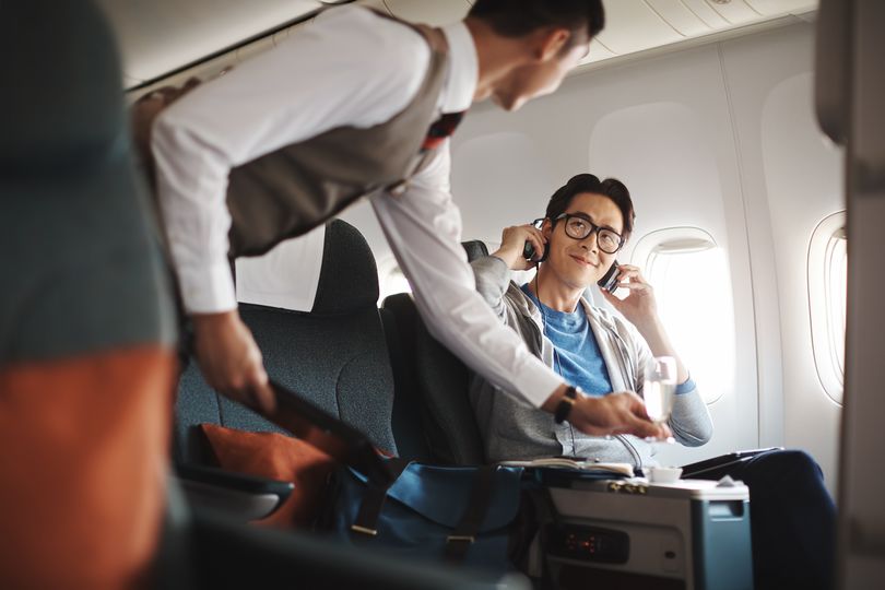 Cathay Pacific's regional business class seat is well-suited to hops around Asia.