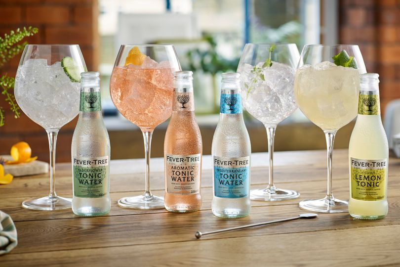 Fever-Tree's popular range of tonic waters.