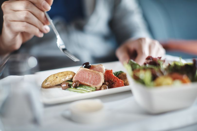 Just one of Cathay Dragon's delicious business class meals