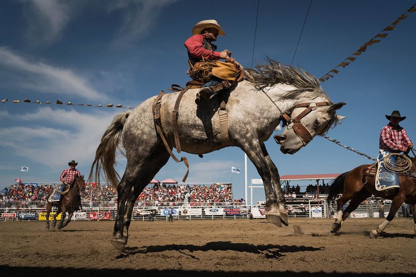 Taken with a Sony Alpha a7R III on July 4, 2018. Images like this from a Montana rodeo would be much more difficult to shoot using DSLR cameras.