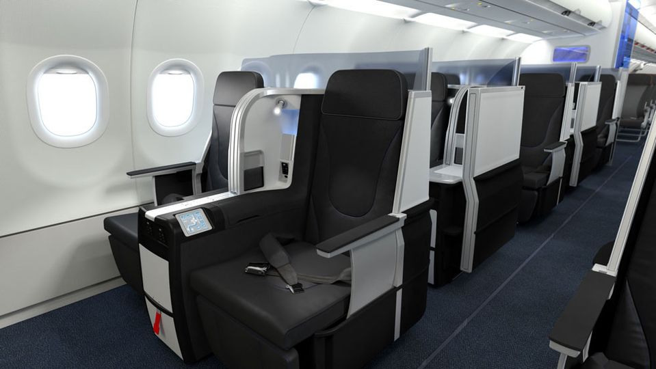 JetBlue's Mint business class includes lie-flat beds and private 'solo' suites