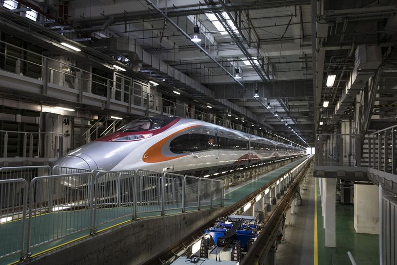 The Express Rail Link (XRL) train will connect Hong Kong and mainland China.