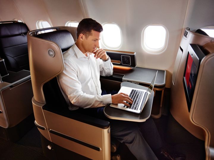 The new A380 business class seats are a dramatic upgrade in almost every measure