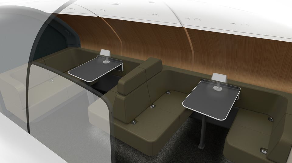Qantas' forthcoming Airbus A380 refit will include this new cafe-style lounge