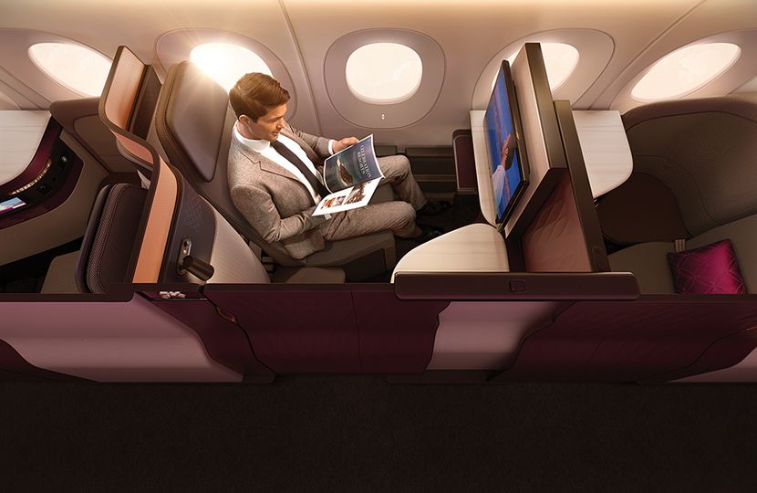 Qatar's Boeing 787-9 jets will feature a new take on the original Qsuite.