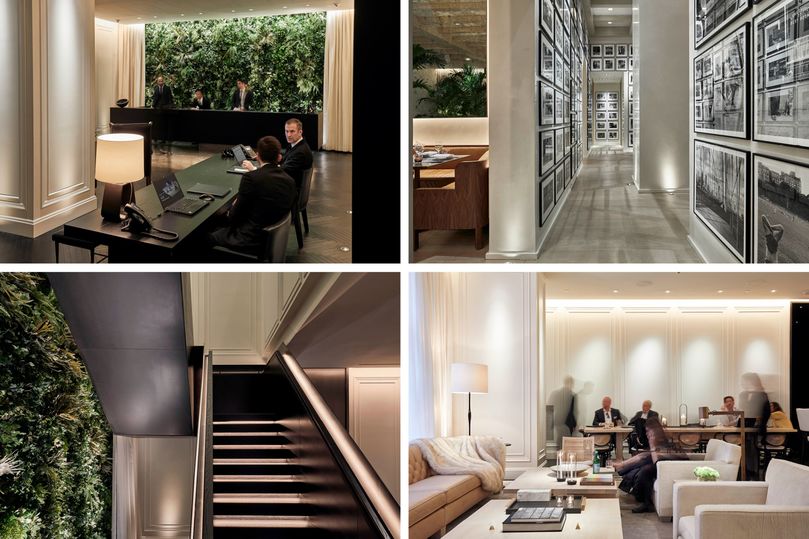 Scenes from Times Square Edition&rsquo;s lobby and the vestibule leading into the Terrace.