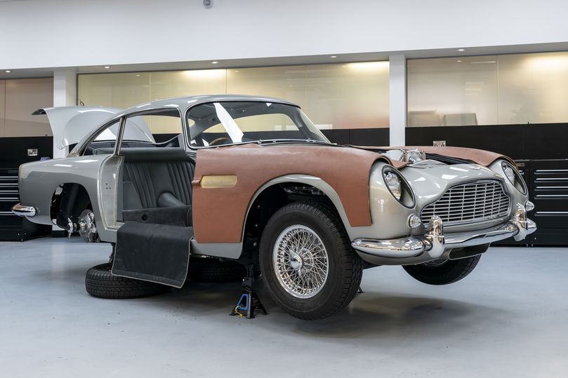 Each of the 25 new DB5s is being hand-built by Aston Martin in line with the car's original specifications