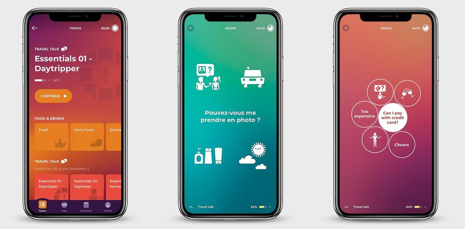 Drop's new Travel Talk category will soon be coming to a seatback screen near you...