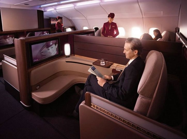 Superjumbo suites: first class on Qatar's Airbus A380