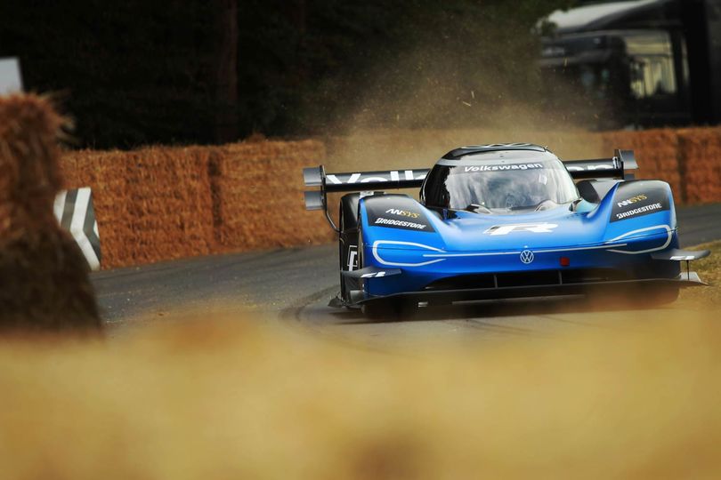 Volkswagon's ID.R, a prototype fully-electric racer, shows what it can do