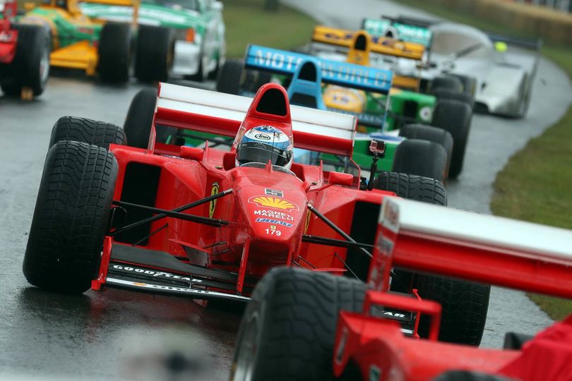 A cavalcade of Michael Schumacher's F1 race cars